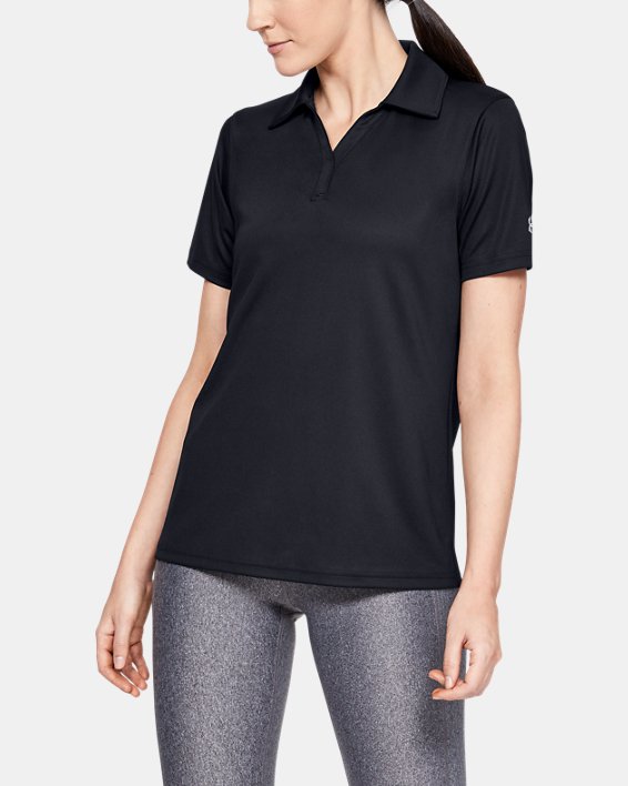 Women's UA Performance Polo in Black image number 0